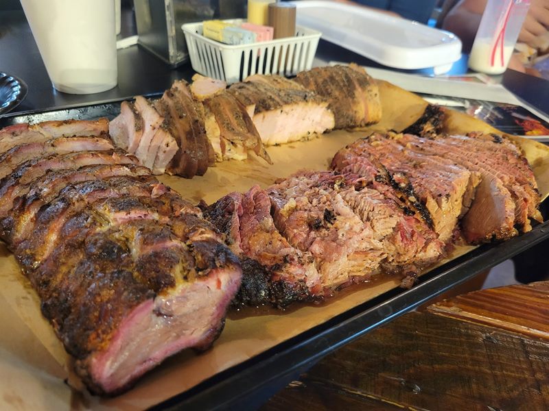 Texas D Willies Smokehouse food